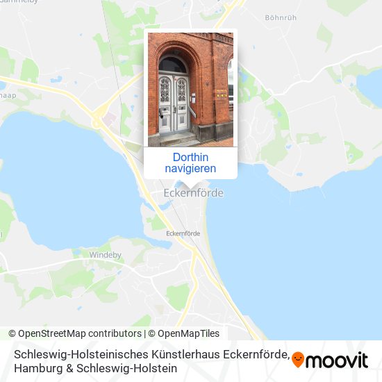 Schleswig-Holsteinisches Künstlerhaus Eckernförde Karte