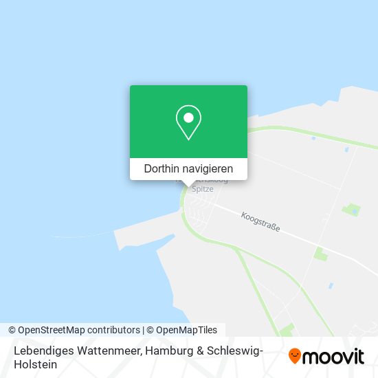 Lebendiges Wattenmeer Karte