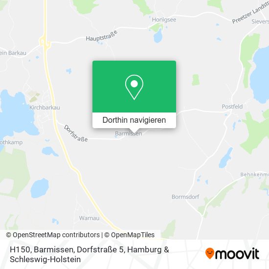 H150, Barmissen, Dorfstraße 5 Karte