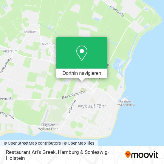 Restaurant Ari's Greek Karte