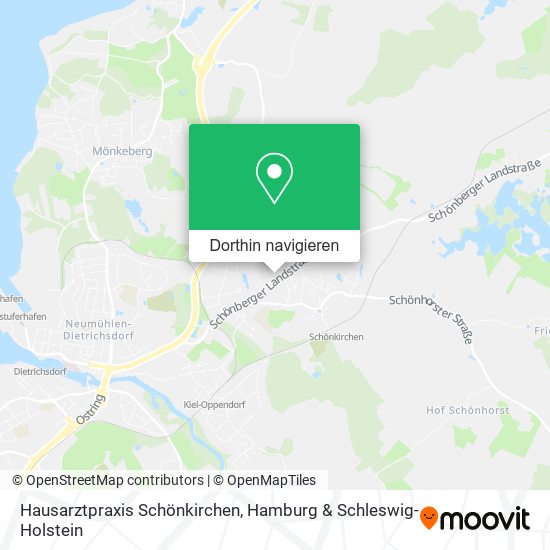 Hausarztpraxis Schönkirchen Karte