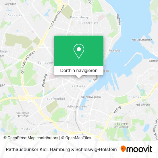 Rathausbunker Kiel Karte