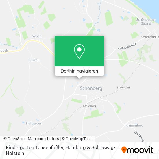 Kindergarten Tausenfüßler Karte