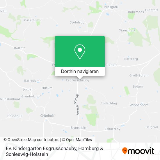 Ev. Kindergarten Esgrusschauby Karte