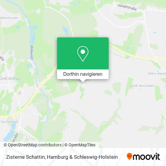 Zisterne Schattin Karte