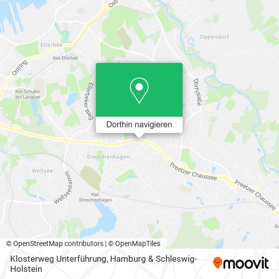 Klosterweg Unterführung Karte