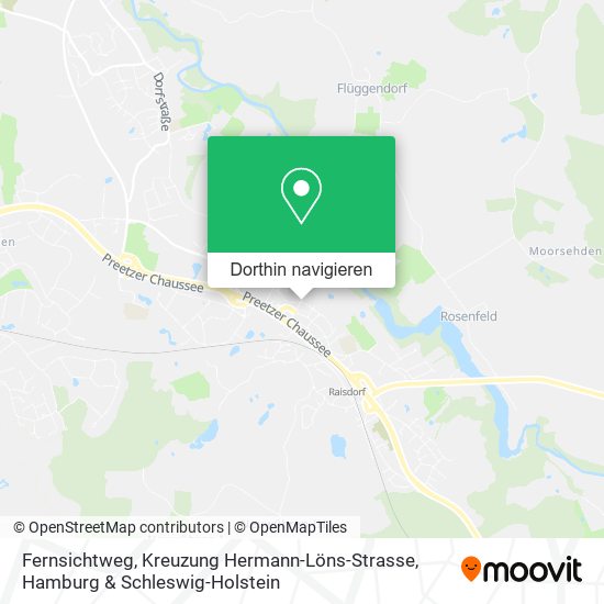 Fernsichtweg, Kreuzung Hermann-Löns-Strasse Karte