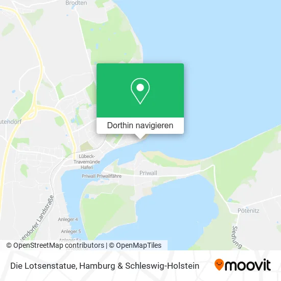 Die Lotsenstatue Karte