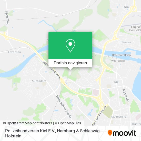 Polizeihundverein Kiel E.V. Karte