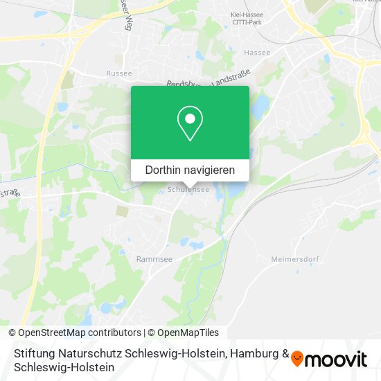 Stiftung Naturschutz Schleswig-Holstein Karte