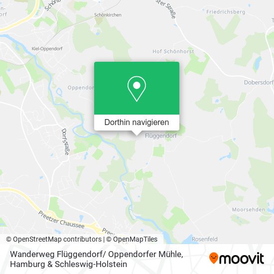 Wanderweg Flüggendorf/ Oppendorfer Mühle Karte