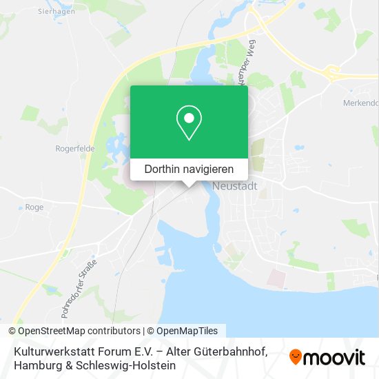 Kulturwerkstatt Forum E.V. – Alter Güterbahnhof Karte