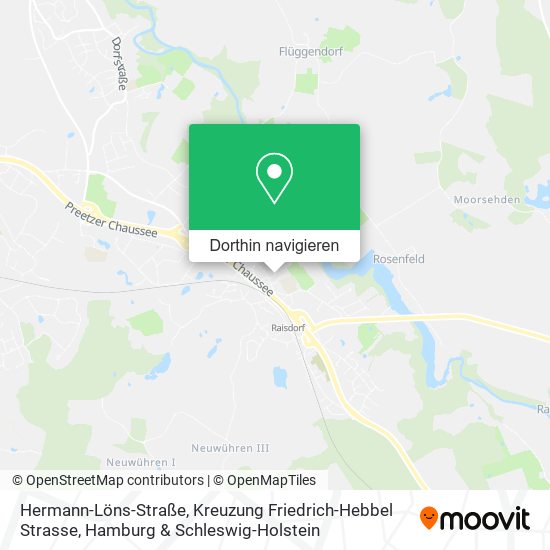 Hermann-Löns-Straße, Kreuzung Friedrich-Hebbel Strasse Karte