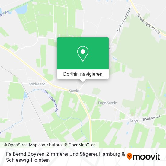 Fa Bernd Boysen, Zimmerei Und Sägerei Karte