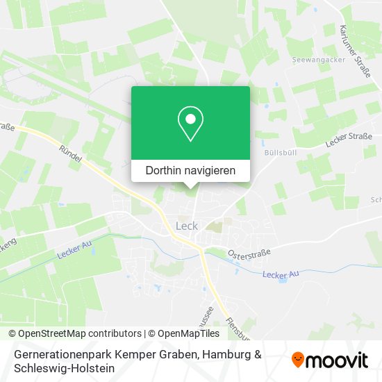 Gernerationenpark Kemper Graben Karte