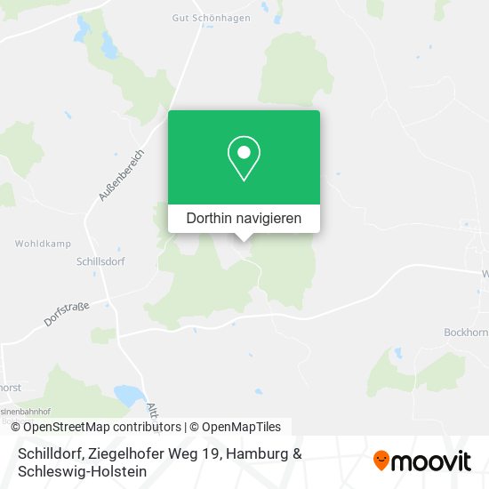 Schilldorf, Ziegelhofer Weg 19 Karte