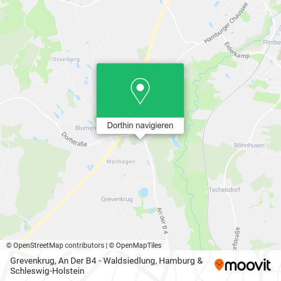 Grevenkrug, An Der B4 - Waldsiedlung Karte