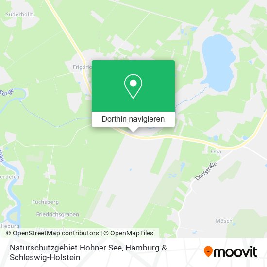 Naturschutzgebiet Hohner See Karte
