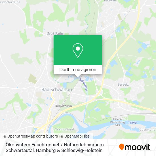 Ökosystem Feuchtgebiet / Naturerlebnisraum Schwartautal Karte