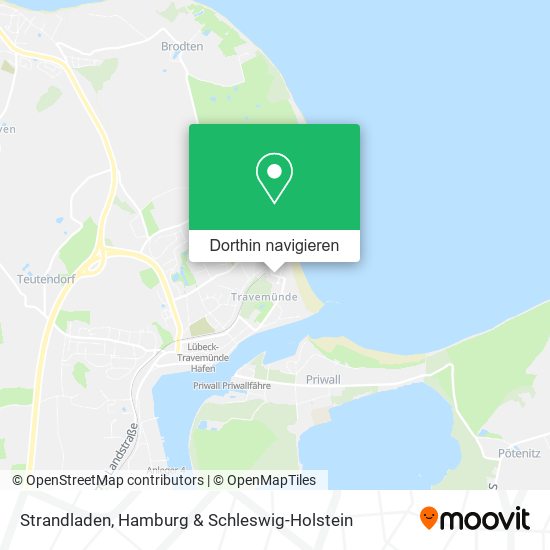 Strandladen Karte