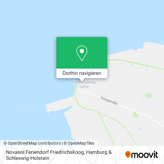 Novasol Feriendorf Friedrichskoog Karte