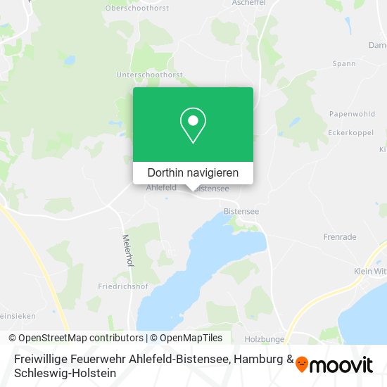 Freiwillige Feuerwehr Ahlefeld-Bistensee Karte
