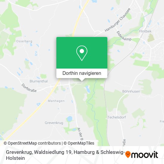 Grevenkrug, Waldsiedlung 19 Karte