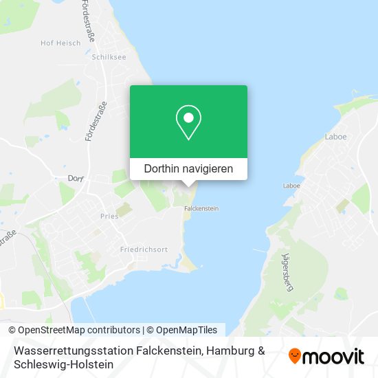 Wasserrettungsstation Falckenstein Karte