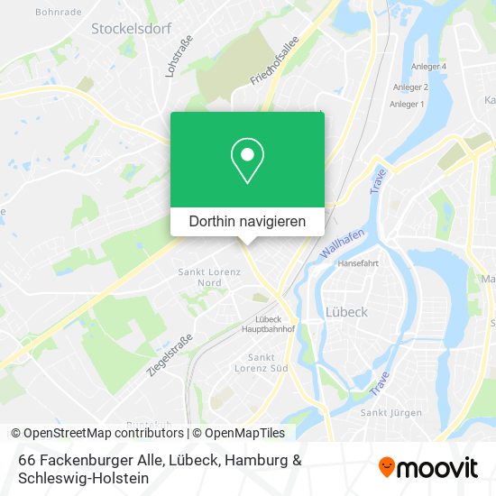 66 Fackenburger Alle, Lübeck Karte
