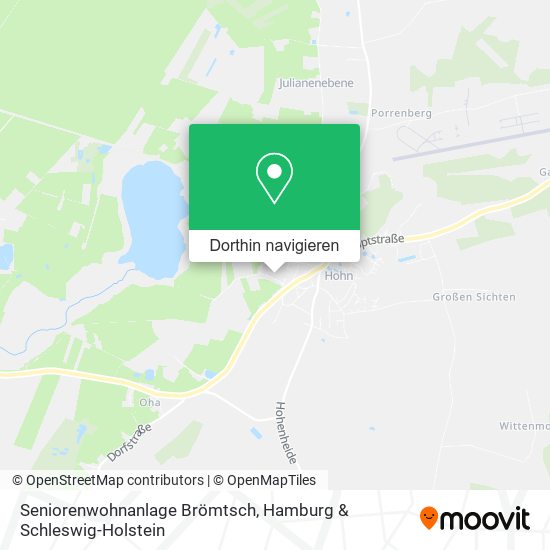 Seniorenwohnanlage Brömtsch Karte