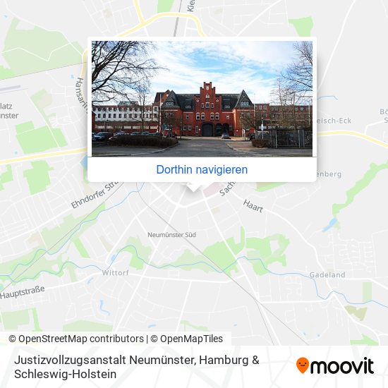 Justizvollzugsanstalt Neumünster Karte