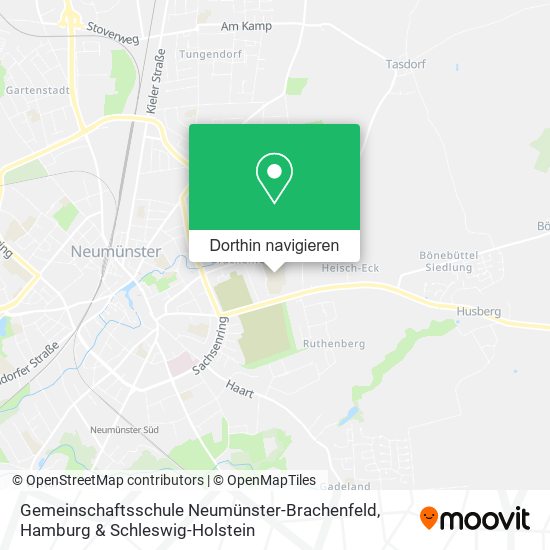 Gemeinschaftsschule Neumünster-Brachenfeld Karte