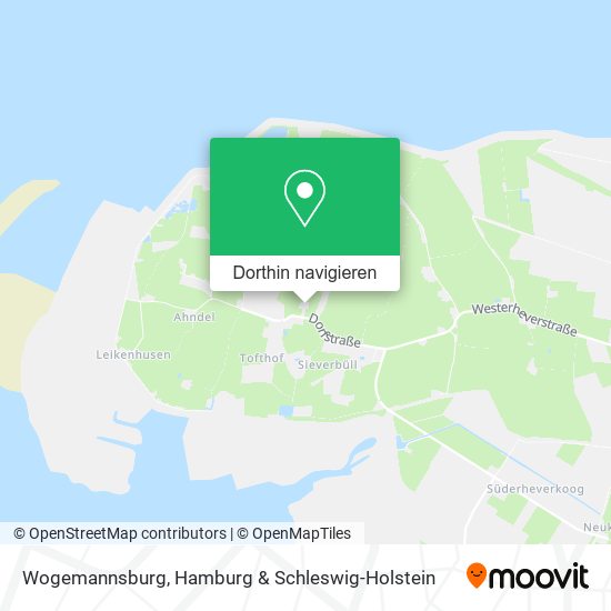 Wogemannsburg Karte