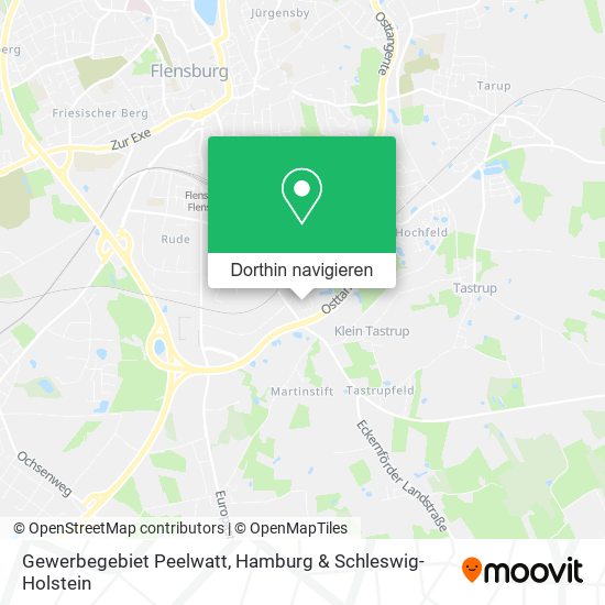 Gewerbegebiet Peelwatt Karte