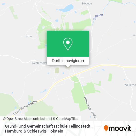 Grund- Und Gemeinschaftsschule Tellingstedt Karte