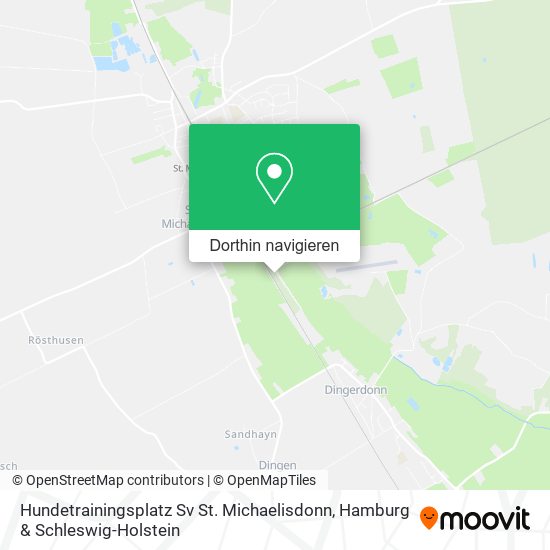 Hundetrainingsplatz Sv St. Michaelisdonn Karte