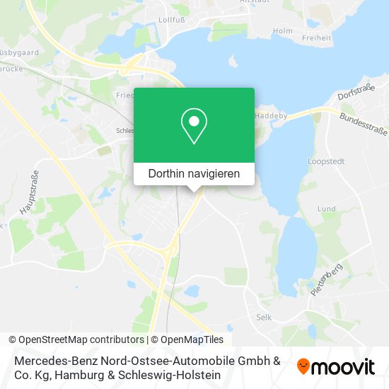 Mercedes-Benz Nord-Ostsee-Automobile Gmbh & Co. Kg Karte