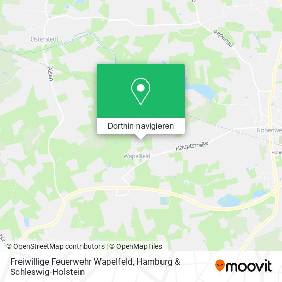 Freiwillige Feuerwehr Wapelfeld Karte