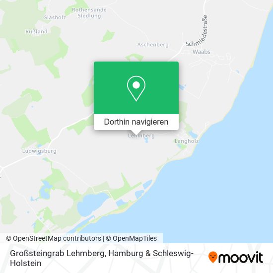Großsteingrab Lehmberg Karte