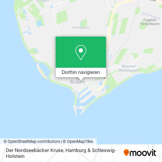 Der Nordseebäcker Kruse Karte