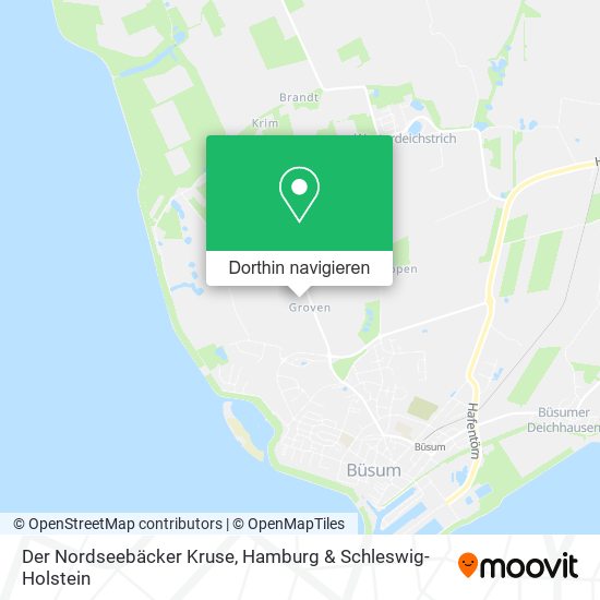 Der Nordseebäcker Kruse Karte