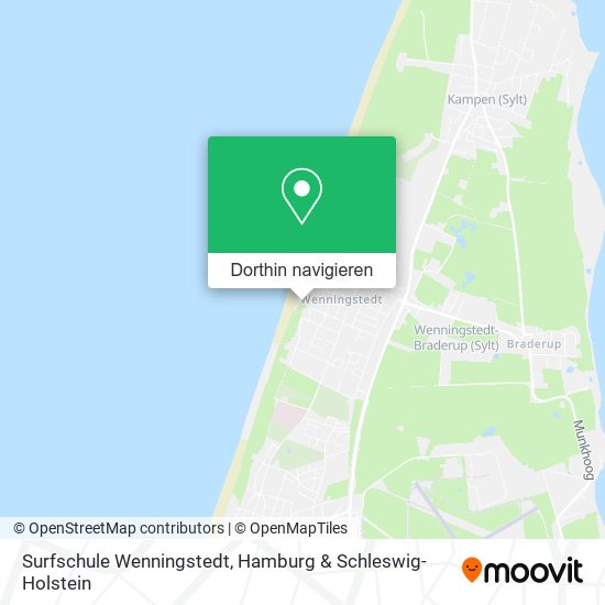 Surfschule Wenningstedt Karte