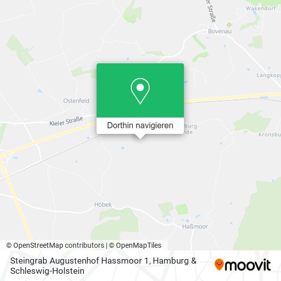 Steingrab Augustenhof Hassmoor 1 Karte