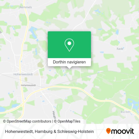 Hohenwestedt Karte