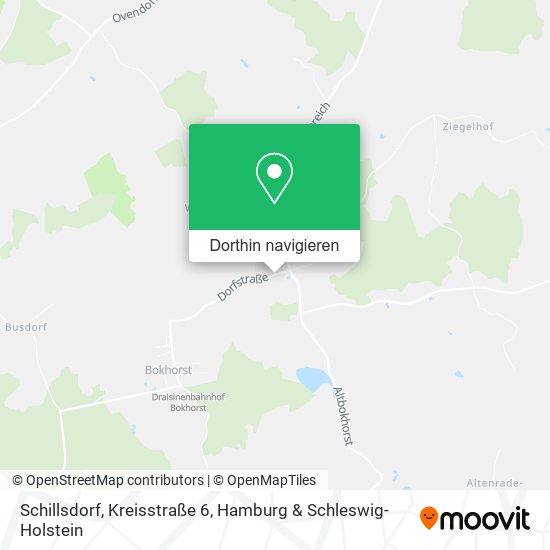 Schillsdorf, Kreisstraße 6 Karte