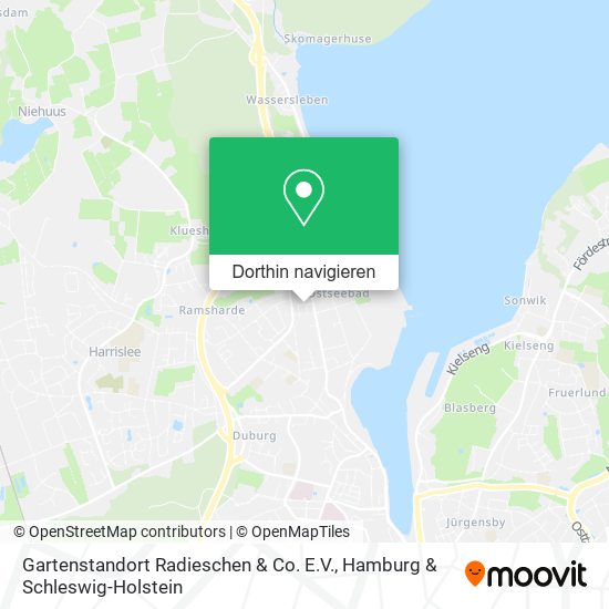 Gartenstandort Radieschen & Co. E.V. Karte