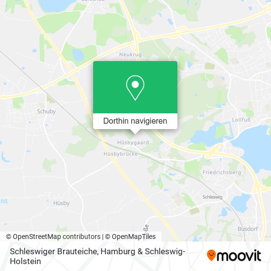 Schleswiger Brauteiche Karte
