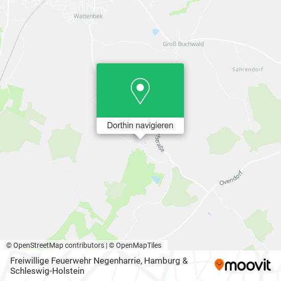 Freiwillige Feuerwehr Negenharrie Karte