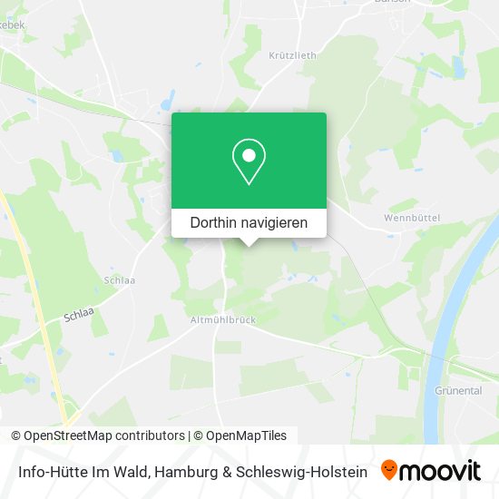 Info-Hütte Im Wald Karte