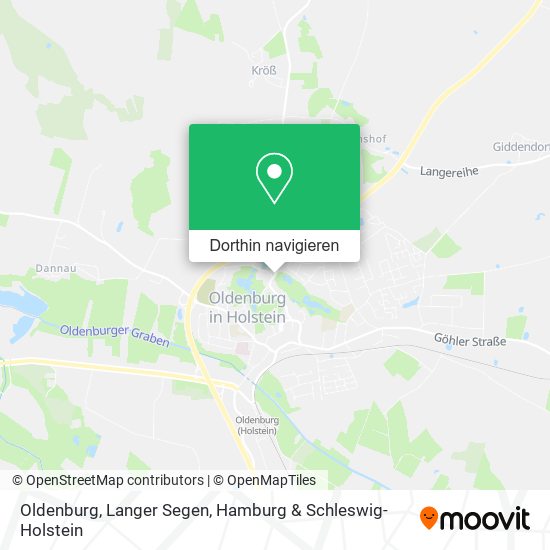 Oldenburg, Langer Segen Karte